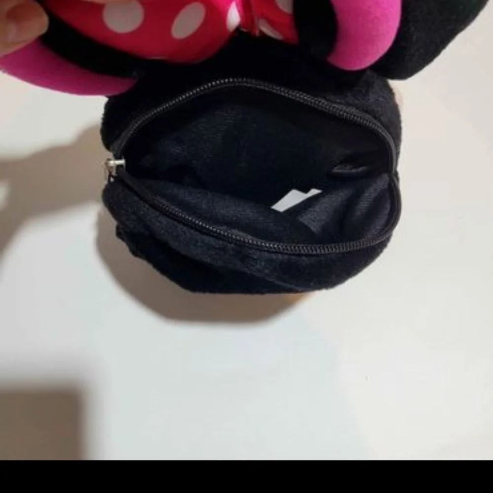 Pink Disney Minnie Mouse girls purse plush like a stuffed animal